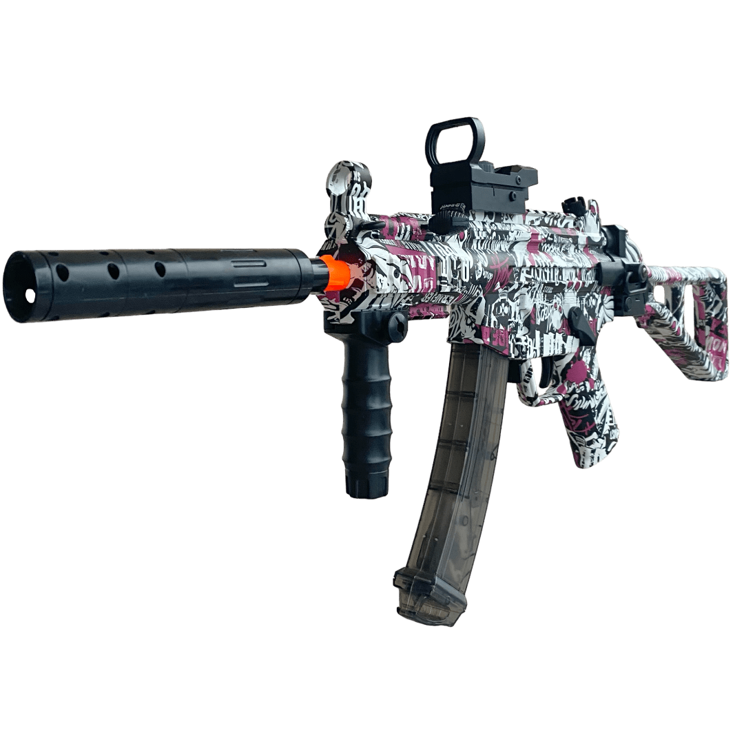 MP5K Red Gel Blaster