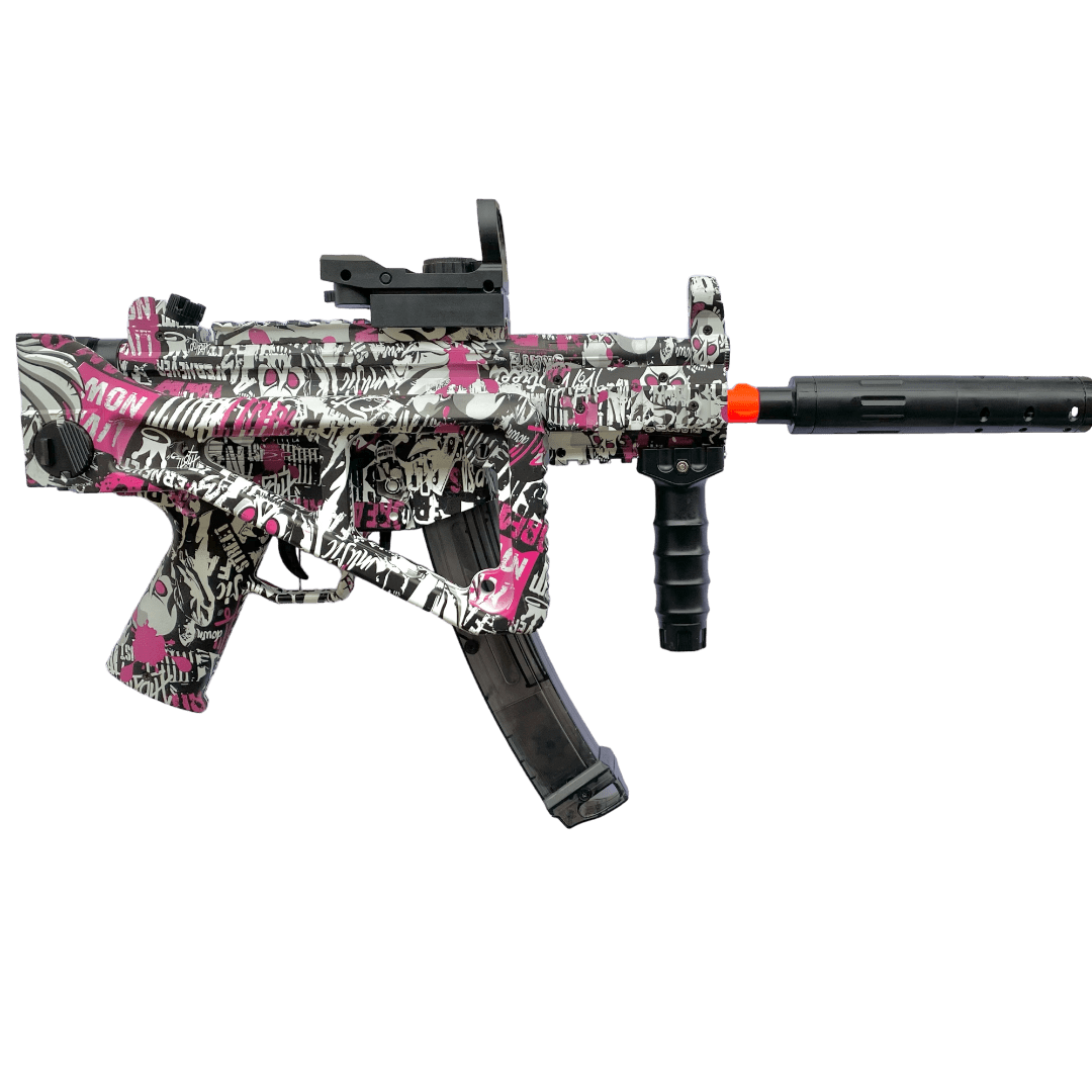 MP5K Red Gel Blaster