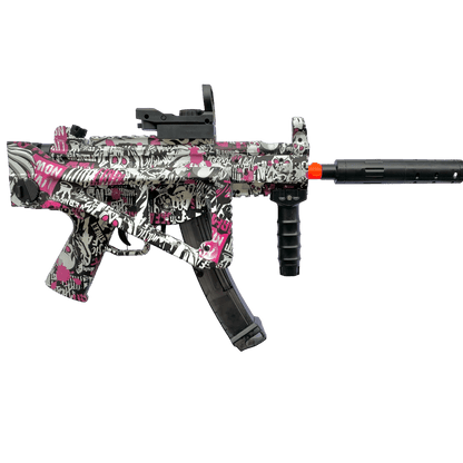 MP5K Red Gel Blaster