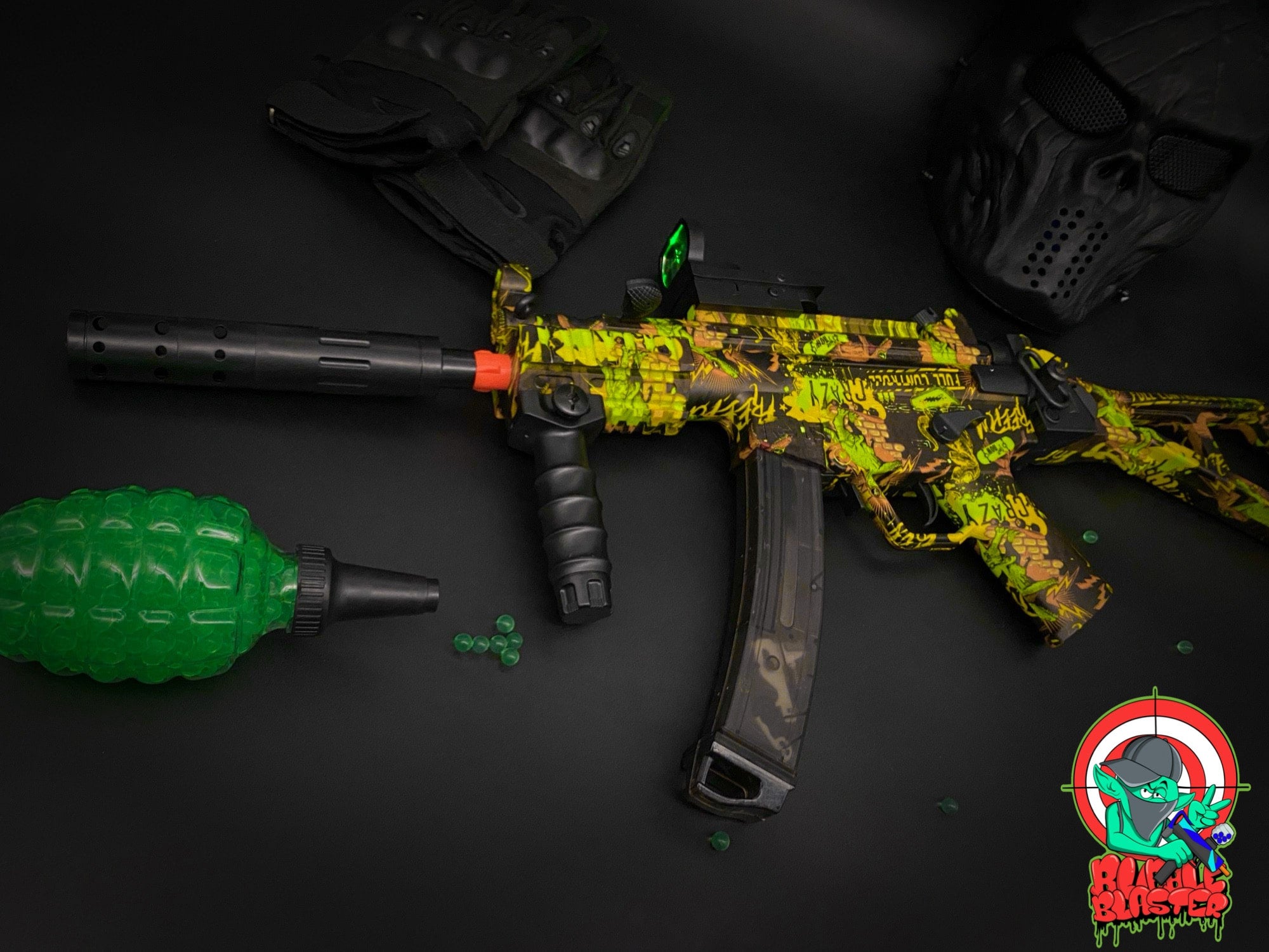 Gel Blaster MP5K Green