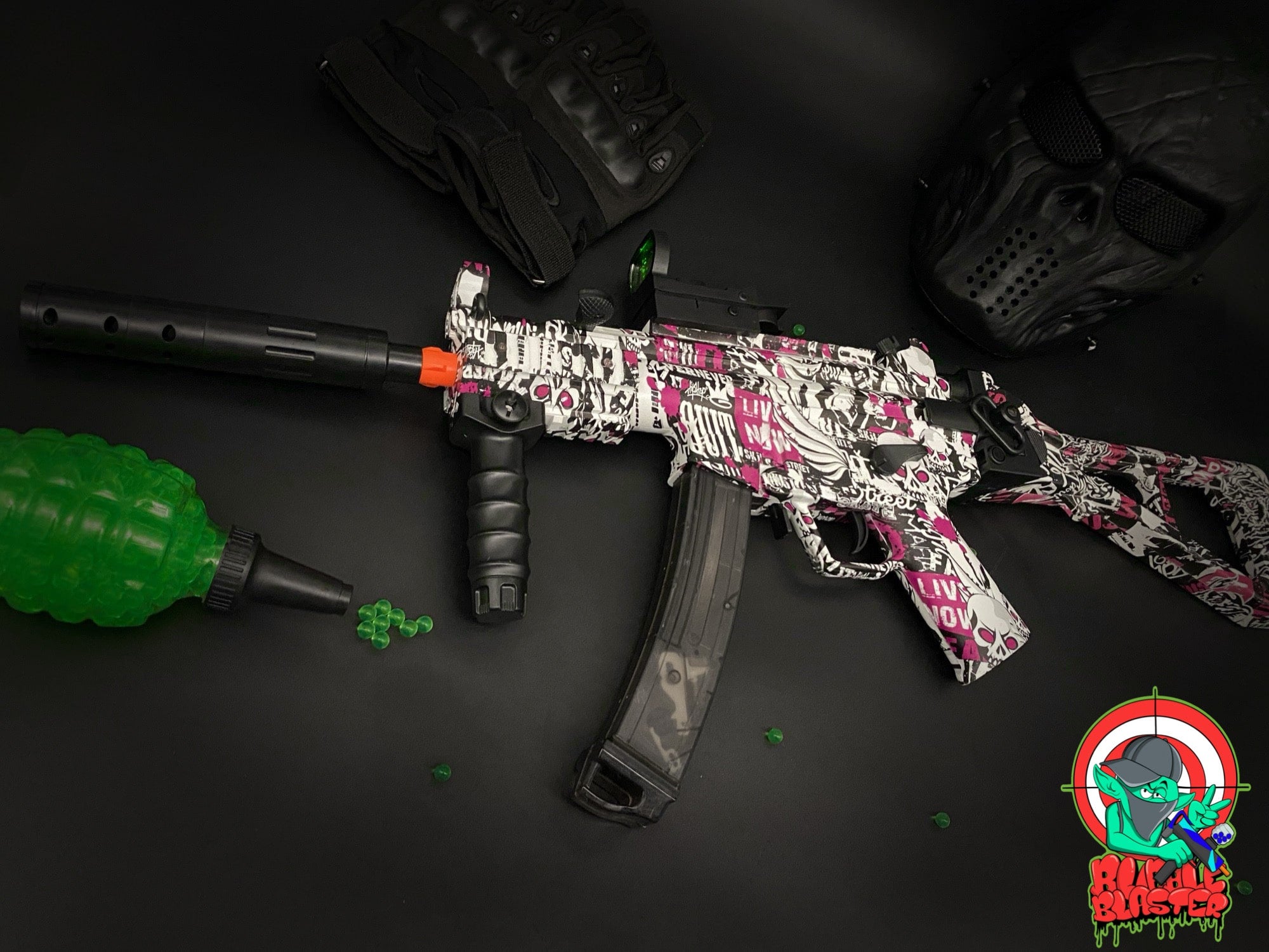 Gel Blaster MP5K Green